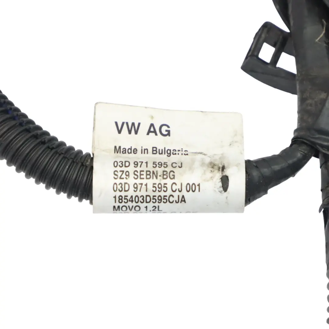 VW Volkswagen Fox 5Z 1.2 CHFB Motor Mazo de cables - SKU 03D971595CJ - Número de pieza 03D971595CJ