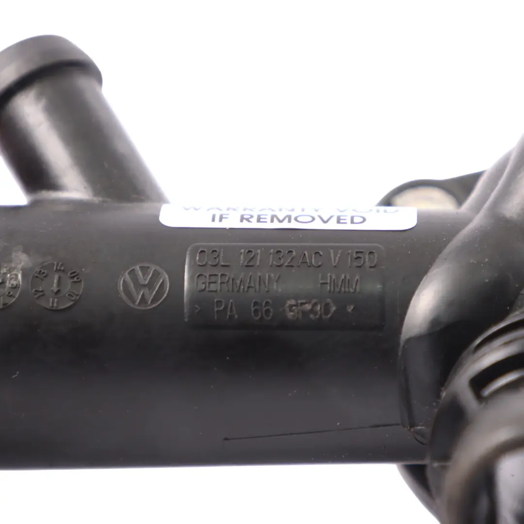 Audi A4 B8 A5 8T 2.0 TDI Carcasa termostato refrigerante agua - SKU 03L121132AC - Número de pieza 03L121132AC