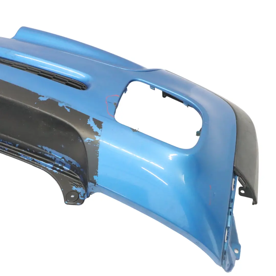 Mini R56 R57 hintere Stoßstangenverkleidung JCW Lightning Blue Metallic - A63 - SKU 0404110-LB1 - Teilenummer 0404110