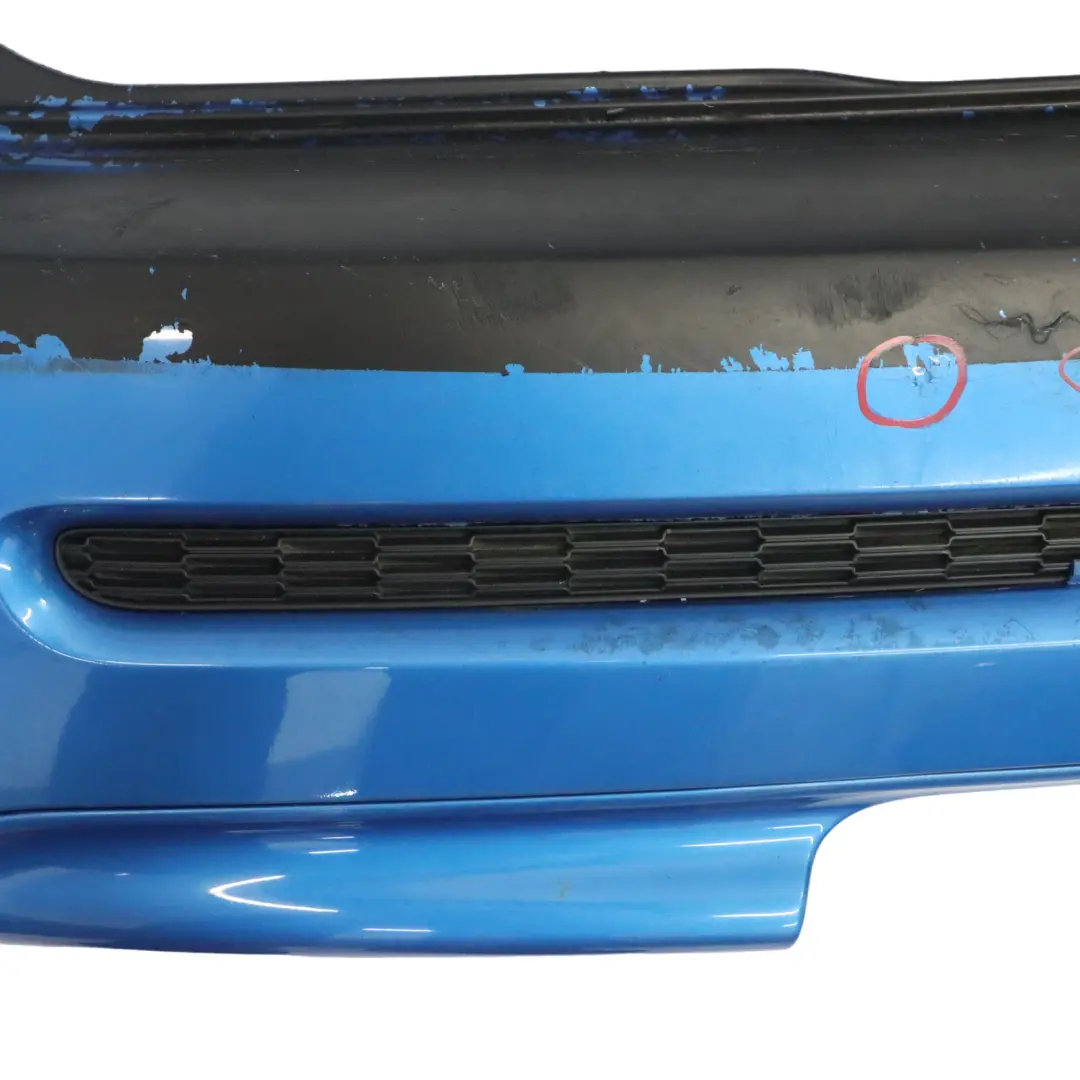 Mini R56 R57 hintere Stoßstangenverkleidung JCW Lightning Blue Metallic - A63 - SKU 0404110-LB1 - Teilenummer 0404110