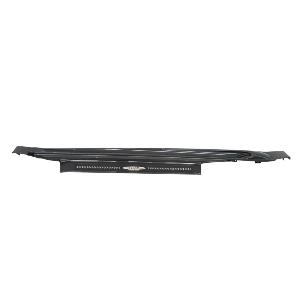 Mini R56 R57 JCW Puerta Derecha Embellecedor Lateral Faldón Midnight Black A94 - SKU 0404114-MNB - Número de pieza 0404114