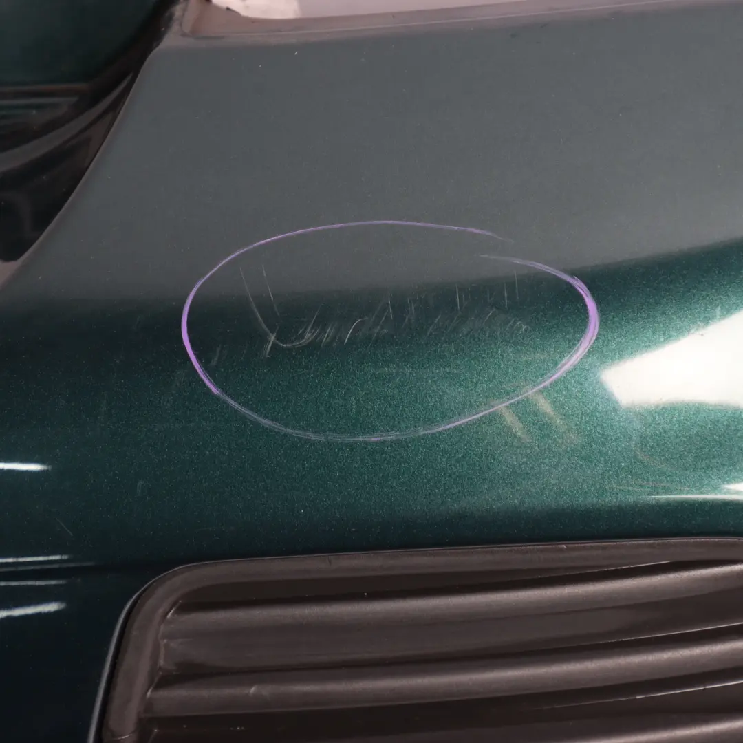 Bumper Trim JCW Aerokit British Racing Green Metallic - A67 to Mini R56 R57 Rear with Part number 0413367 Mini R56 R57 Rear Bumper Trim JCW Aerokit British Racing Green Metallic - A67 - SKU 0413367-BRG - Part number 0413367