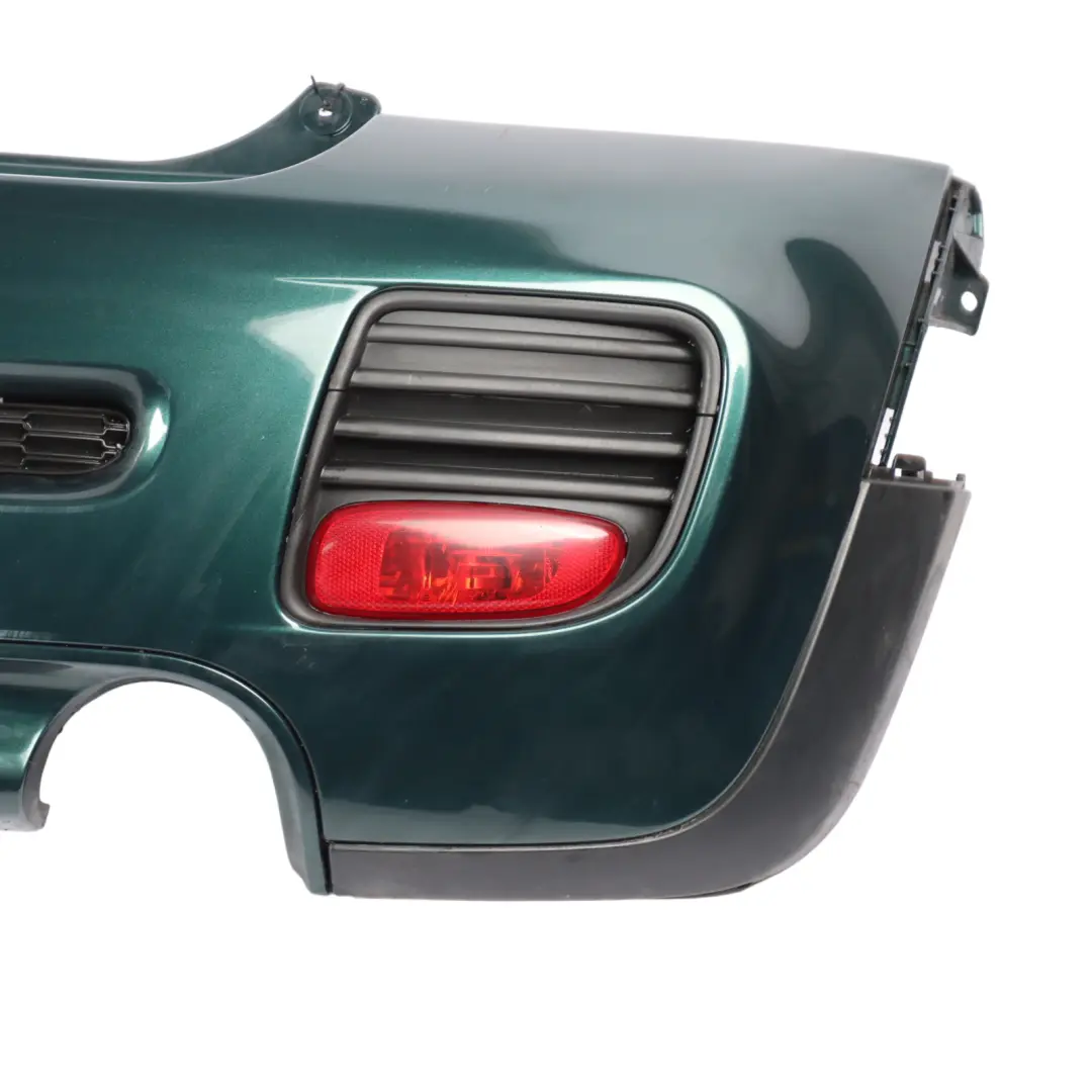 Bumper Trim JCW Aerokit British Racing Green Metallic - A67 to Mini R56 R57 Rear with Part number 0413367 Mini R56 R57 Rear Bumper Trim JCW Aerokit British Racing Green Metallic - A67 - SKU 0413367-BRG - Part number 0413367