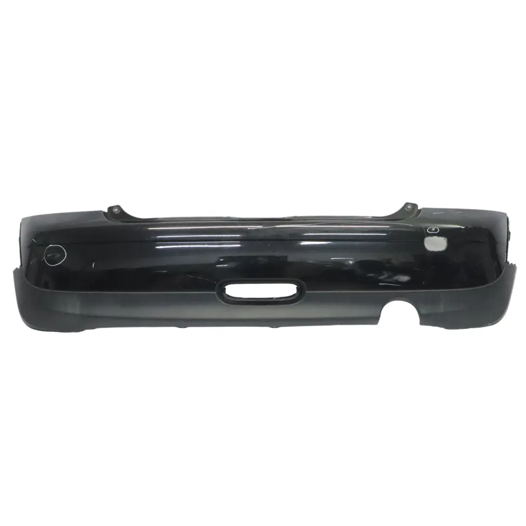 Mini R56 R57 Rear Bumper Trim Panel Midnight Black Metallic - A94 - SKU 0430249-MNB - Part number 0430249
