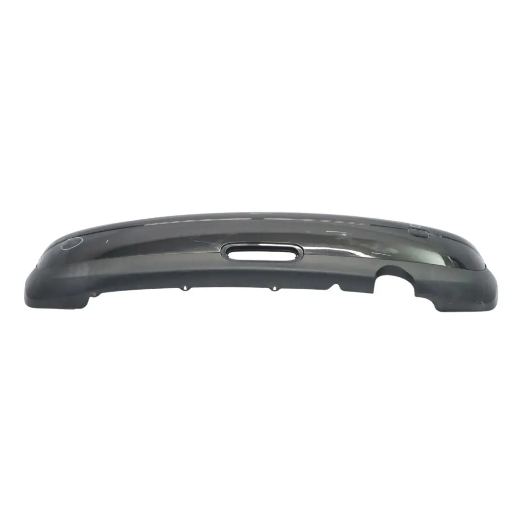 Bumper Trim Panel Midnight Black Metallic - A94 to Mini R56 R57 Rear with Part number 0430249 Mini R56 R57 Rear Bumper Trim Panel Midnight Black Metallic - A94 - SKU 0430249-MNB - Part number 0430249