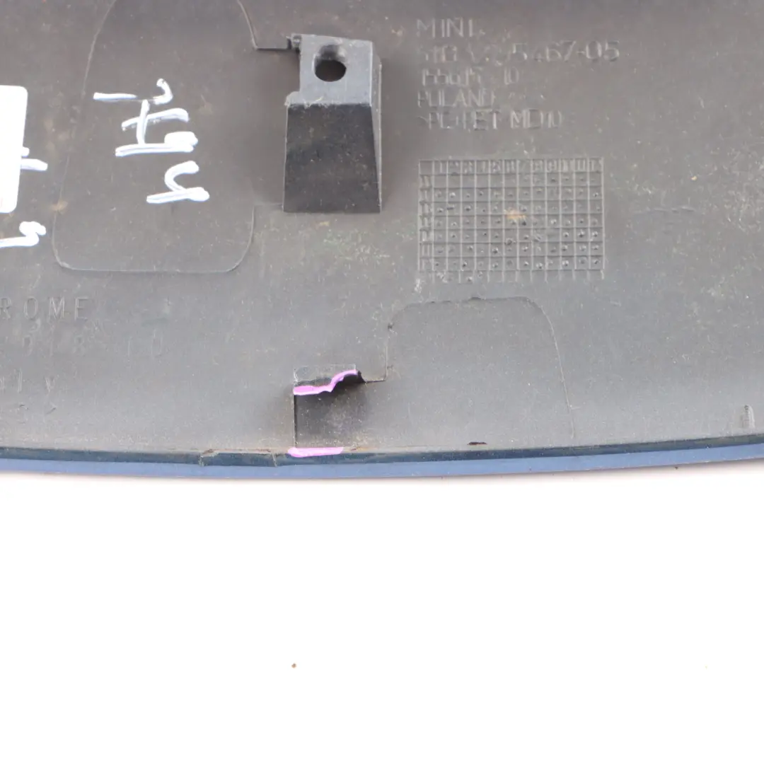 Mini Cooper S R55 R56 R57 Griglia Di Ingresso Aria Cofano Scoop Blu Fulmine A63 - SKU 0430302-LB - Numero di parte 0430302