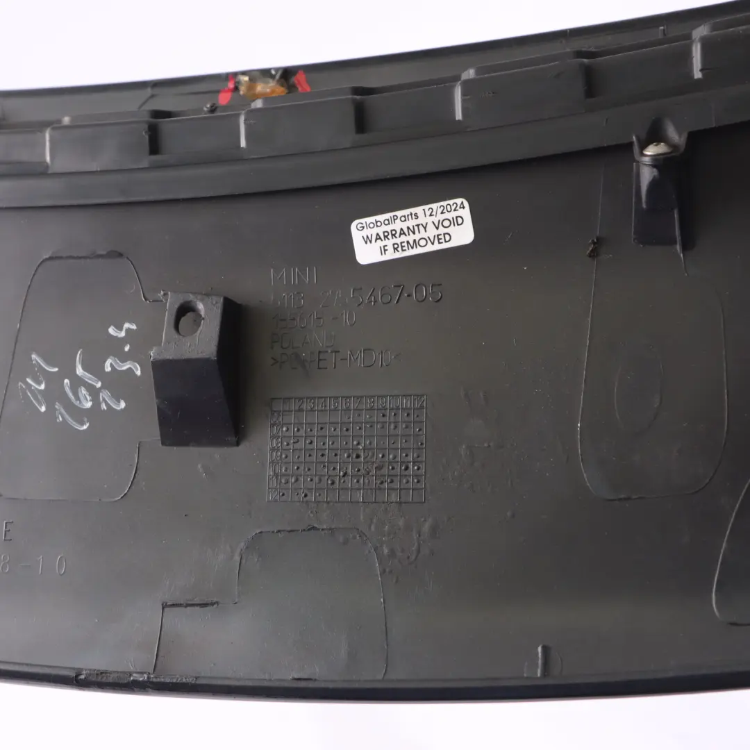 Mini Cooper S R55 R56 Lufteinlass Front Klappe Vorne Midnight Black A94 2751736 - SKU 0430302-MNB1 - Teilenummer 0430302