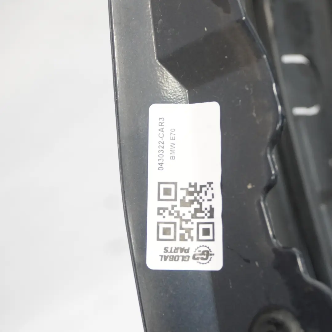 Side Wing Panel BMW X5 E70 Front Right O/S Fender Carbonschwarz Black - 416 to with Part number 0430322 Side Wing Panel BMW X5 E70 Front Right O/S Fender Carbonschwarz Black - 416 - SKU 0430322-CAR3 - Part number 0430322