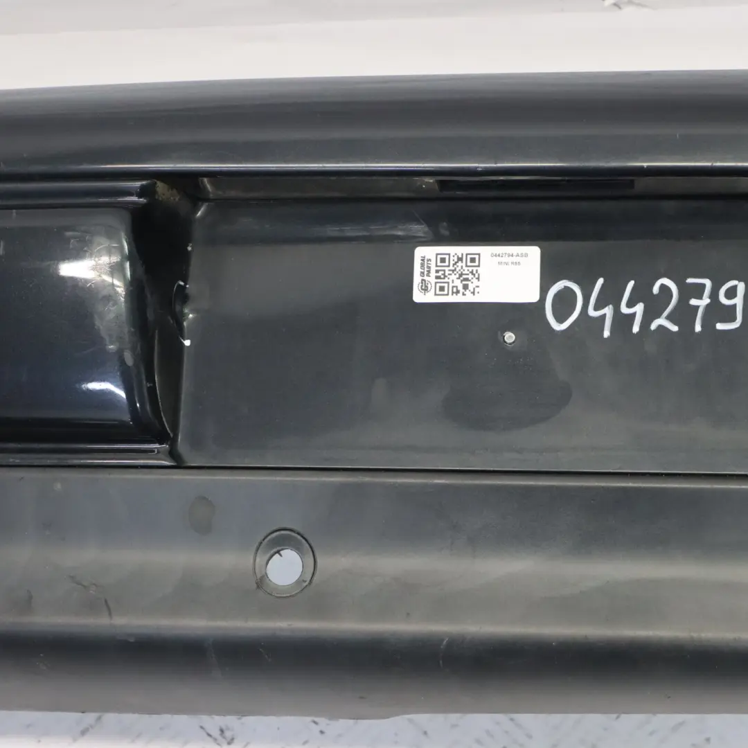 Stossfänger Hinten Astro Black Schwarz Metallic - A25 für Mini Clubman R55 mit Teilenummer 0442794 Mini Clubman R55 Stossfänger Hinten Astro Black Schwarz Metallic - A25 - SKU 0442794-ASB - Teilenummer 0442794