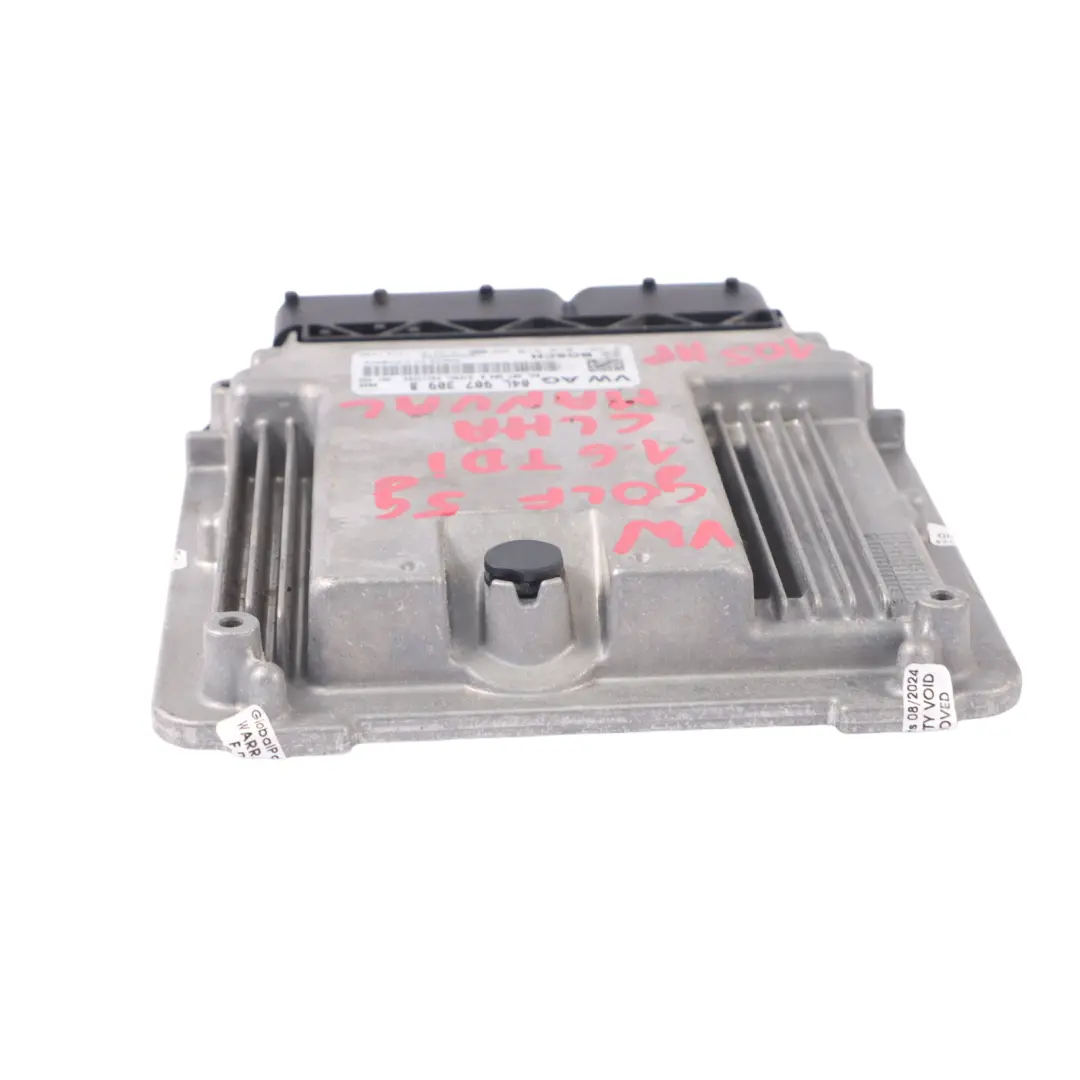 CLHA Unité contrôle moteur ECU Manual pour Volkswagen Golf Mk7 1.6 TDI à propos du numéro de pièce 04L907309B Volkswagen Golf Mk7 1.6 TDI CLHA Unité contrôle moteur ECU Manual - SKU 04L907309B - Numéro de pièce 04L907309B
