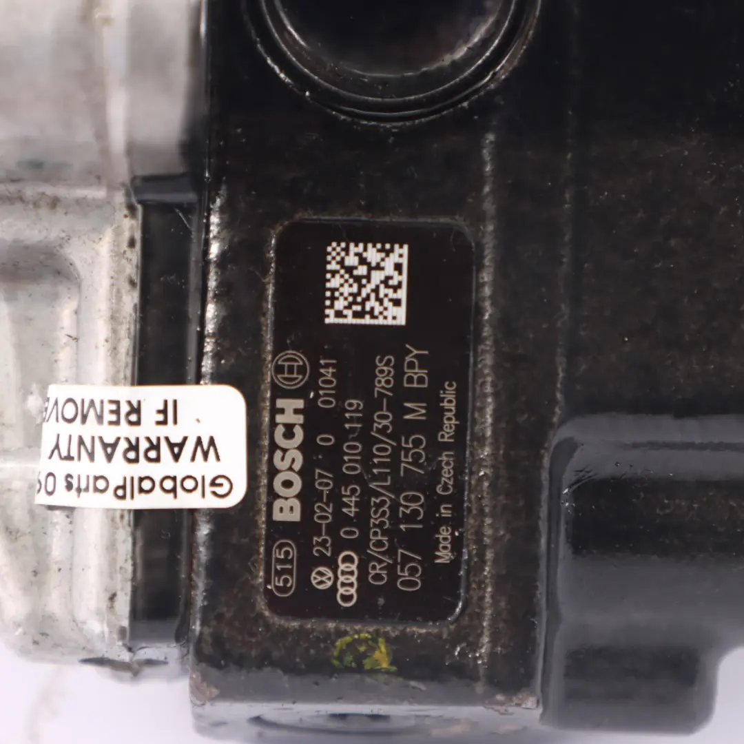 High Pressure Pump to Audi Q7 4L 4.2 TDI Diesel Fuel Injection with Part number 057130755M Audi Q7 4L 4.2 TDI Diesel Fuel Injection High Pressure Pump - SKU 057130755M - Part number 057130755M