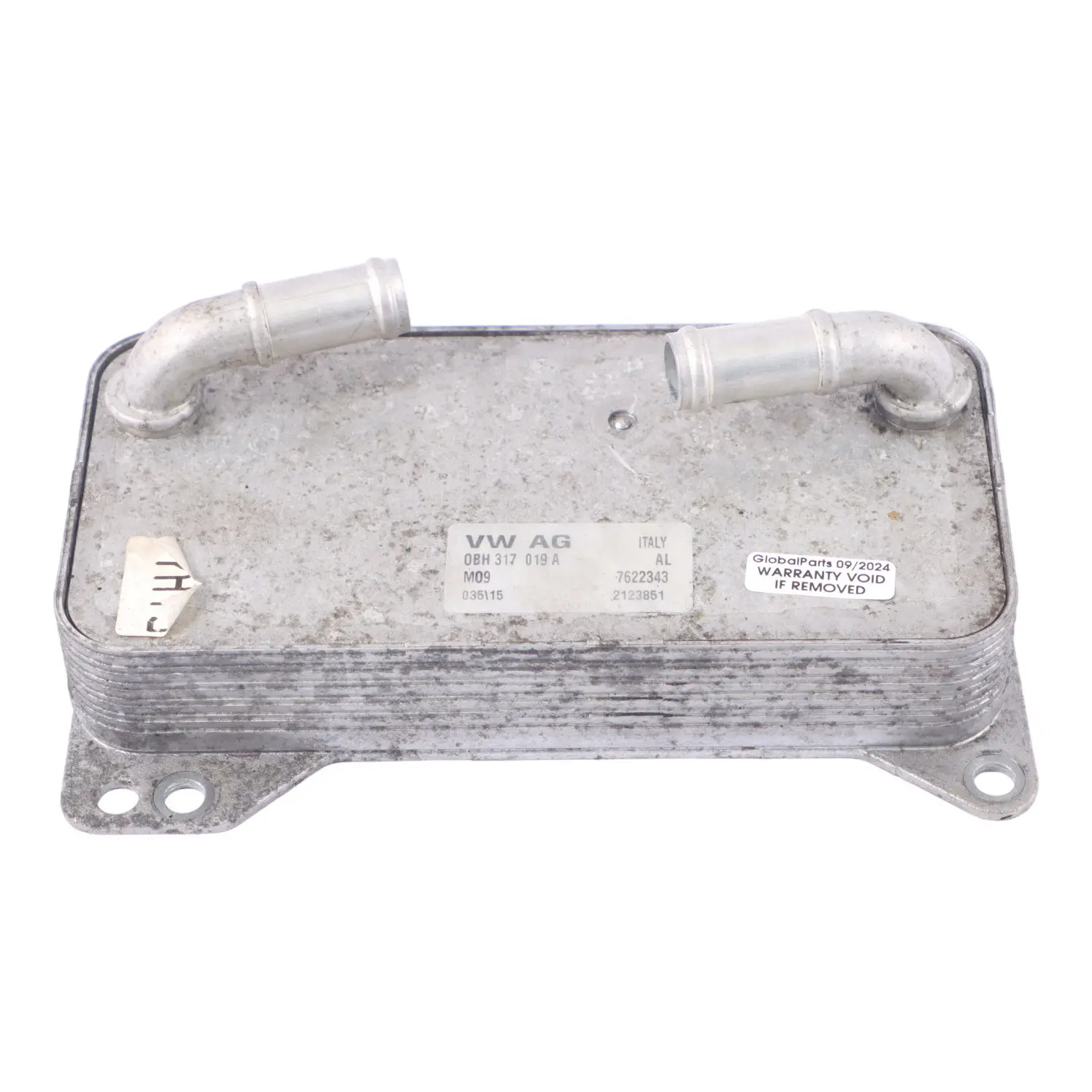 VW Passat B7 Unità di raffreddamento radiatore dell'olio trasmissione 0BH317019A