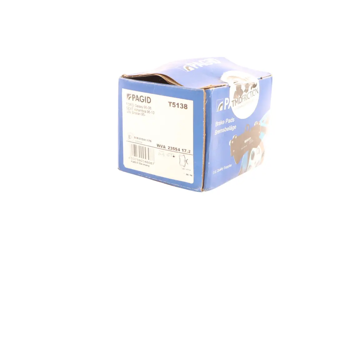 Pagid Rear Axle Brake Pads Set Kit Left Right N/O/S to with Part number 101440938 Pagid Rear Axle Brake Pads Set Kit Left Right N/O/S - SKU 101440938 - Part number 101440938