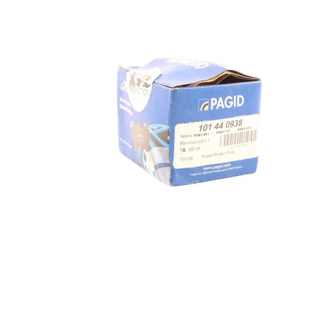Unbranded Plaquettes de Frein Essieu Arrière Gauche Droite Kit X4 - SKU 101440938 - Numéro de pièce 101440938