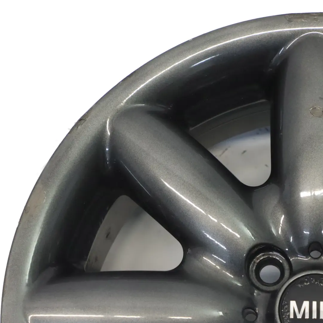 Mini Cooper R50 R53 R55 R56 R57 Cerchio in lega grigio 17" ET:48 7J S-Spoke 85 - SKU 1512352-13 - Numero di parte 1512352
