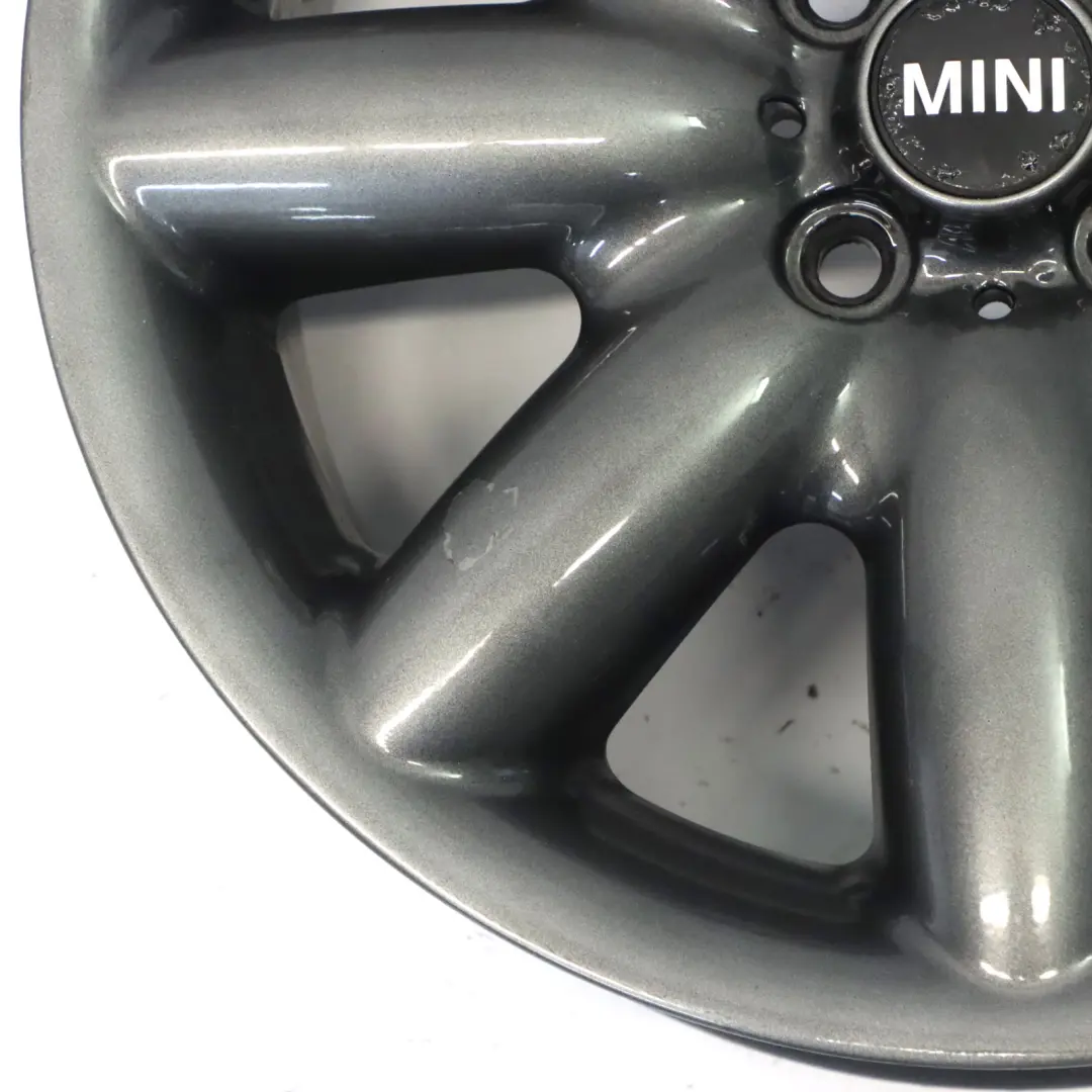 Mini Cooper R50 R53 R55 R56 R57 Cerchio in lega grigio 17" ET:48 7J S-Spoke 85 - SKU 1512352-13 - Numero di parte 1512352