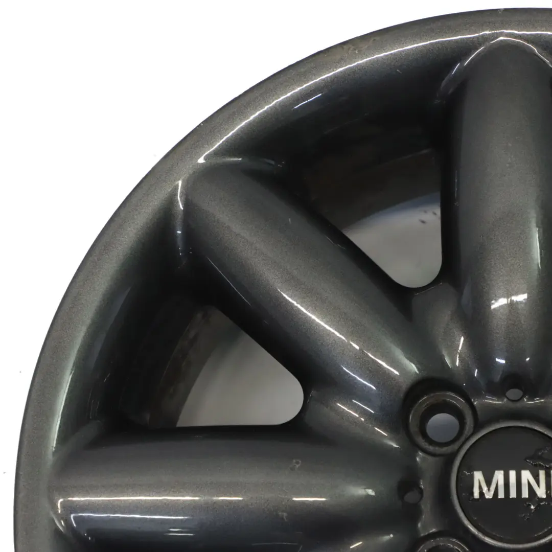 Mini Cooper R50 R53 R55 R56 R57 Grey Wheel Alloy Rim 17" ET:48 7J S-Spoke 85 - SKU 1512352-14 - Part number 1512352