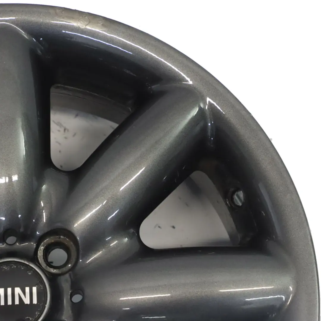 Mini Cooper R50 R53 R55 R56 R57 Grey Wheel Alloy Rim 17" ET:48 7J S-Spoke 85 - SKU 1512352-15 - Part number 1512352