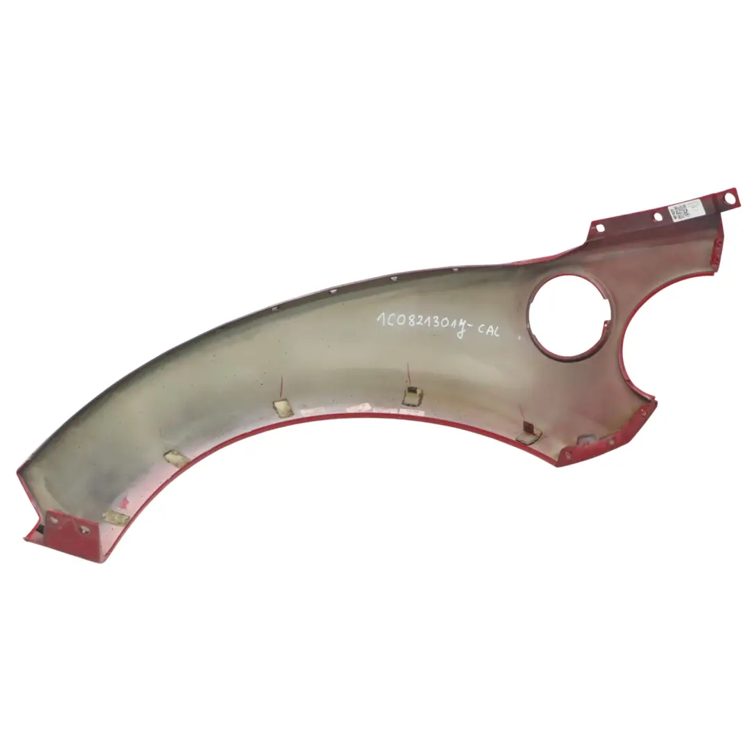 Wing Panel Rear Left N/S Side Fender Salsa Red - A3H to Volkswagen VW New Beetle with Part number 1C0821301J Volkswagen VW New Beetle Wing Panel Rear Left N/S Side Fender Salsa Red - A3H - SKU 1C0821301J-CAL - Part number 1C0821301J