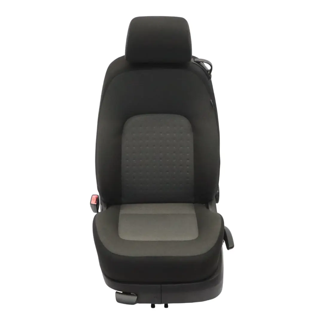 VW New Beetle Sedile anteriore sinistro Tessuto Tessuto Grigio Nero Interno - SKU 1C0881805CH-1 - Numero di parte 1C0881805CH