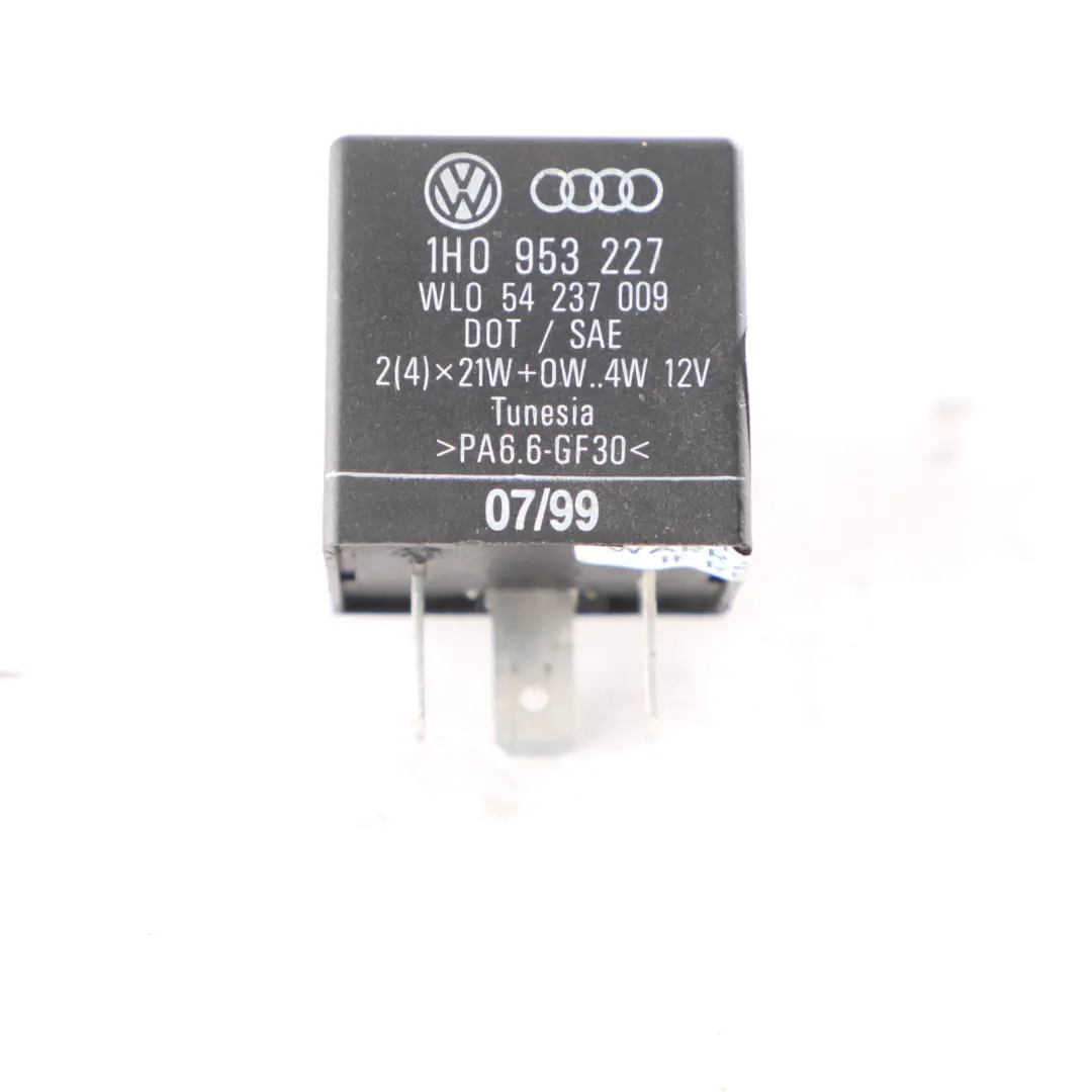 6N Turn Signal Hazard Light Relay 191 to Audi Seat Volkswagen Polo with Part number 1H0953227 Audi Seat Volkswagen Polo 6N Turn Signal Hazard Light Relay 191 - SKU 1H0953227 - Part number 1H0953227