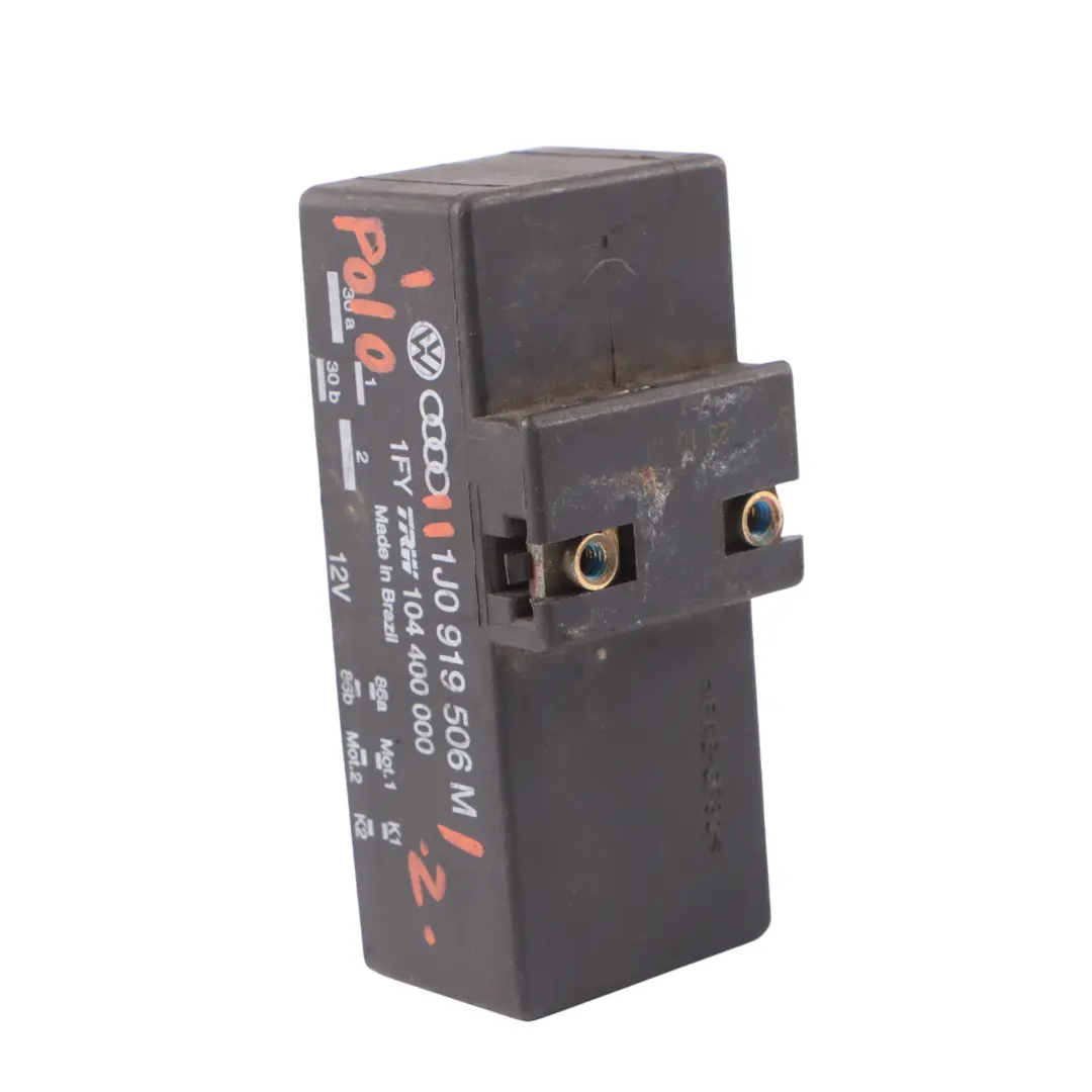 Radiador Ventilador Relé Unidad Control para Volkswagen Skoda Seat Audi con número de pieza 1J0919506M Volkswagen Skoda Seat Audi Radiador Ventilador Relé Unidad Control - SKU 1J0919506M - Número de pieza 1J0919506M