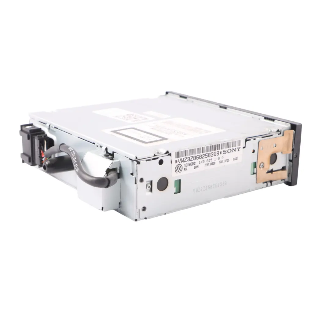 VW Volkswagen Golf 5 CD Spieler Wechsler Hauptgerät - SKU 1K0035110A - Teilenummer 1K0035110A