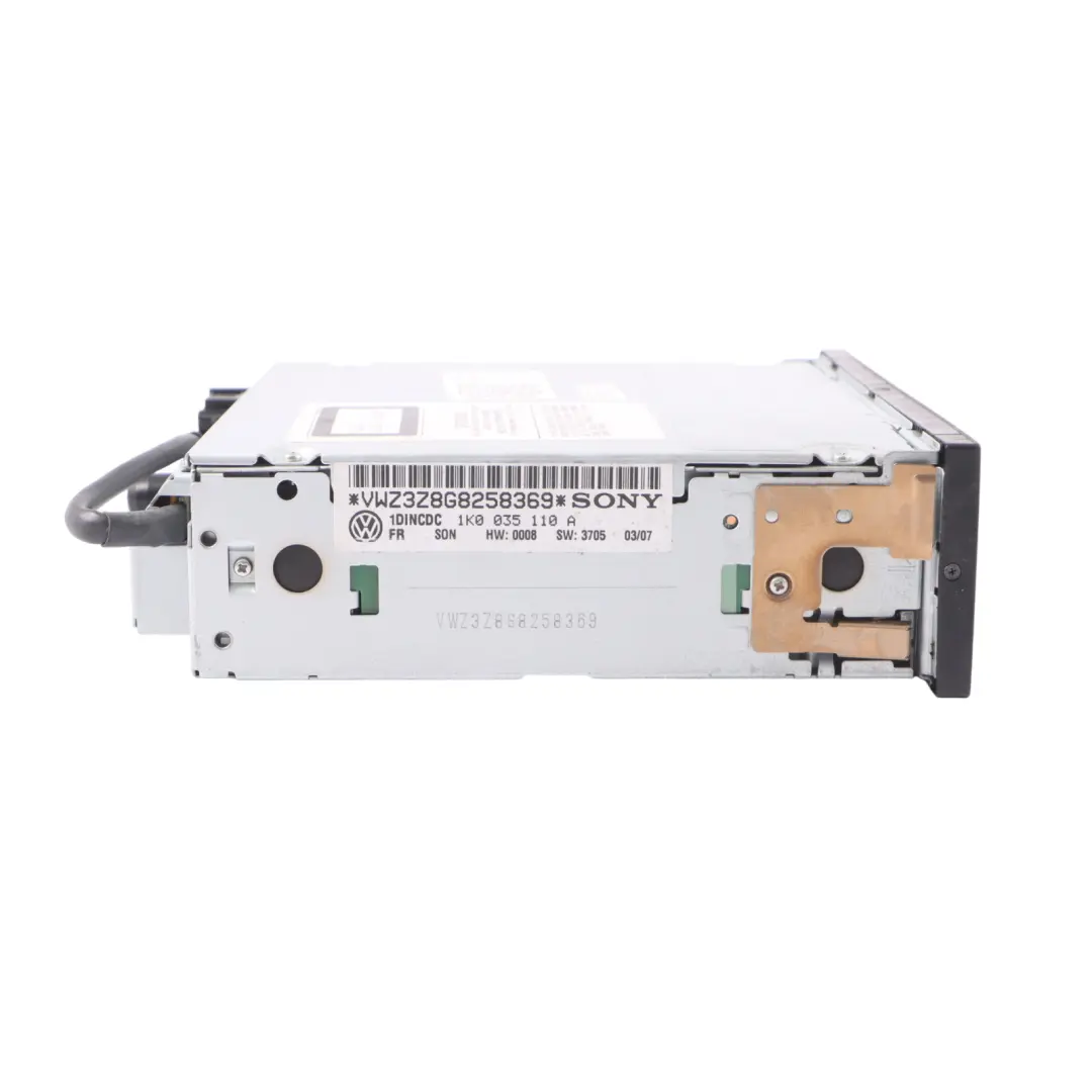 Unidad principal con cargador de CD VW Volkswagen Golf 5 - SKU 1K0035110A - Número de pieza 1K0035110A
