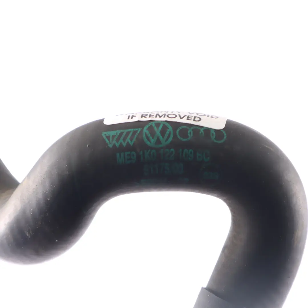 Tuyau refroidissement l'eau moteur Tube ligne pour Volkswagen Touran 1T à propos du numéro de pièce 1K0122109BC Volkswagen Touran 1T Tuyau refroidissement l'eau moteur Tube ligne - SKU 1K0122109BC - Numéro de pièce 1K0122109BC