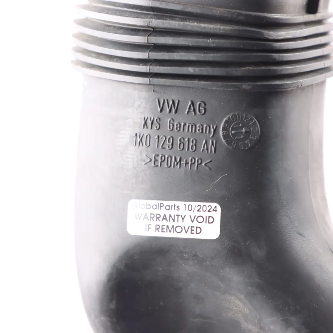Audi TT 8J 1.8 TFSI CDAA Conduit D'Admission D'Air Essence - SKU 1K0129618AN - Numéro de pièce 1K0129618AN