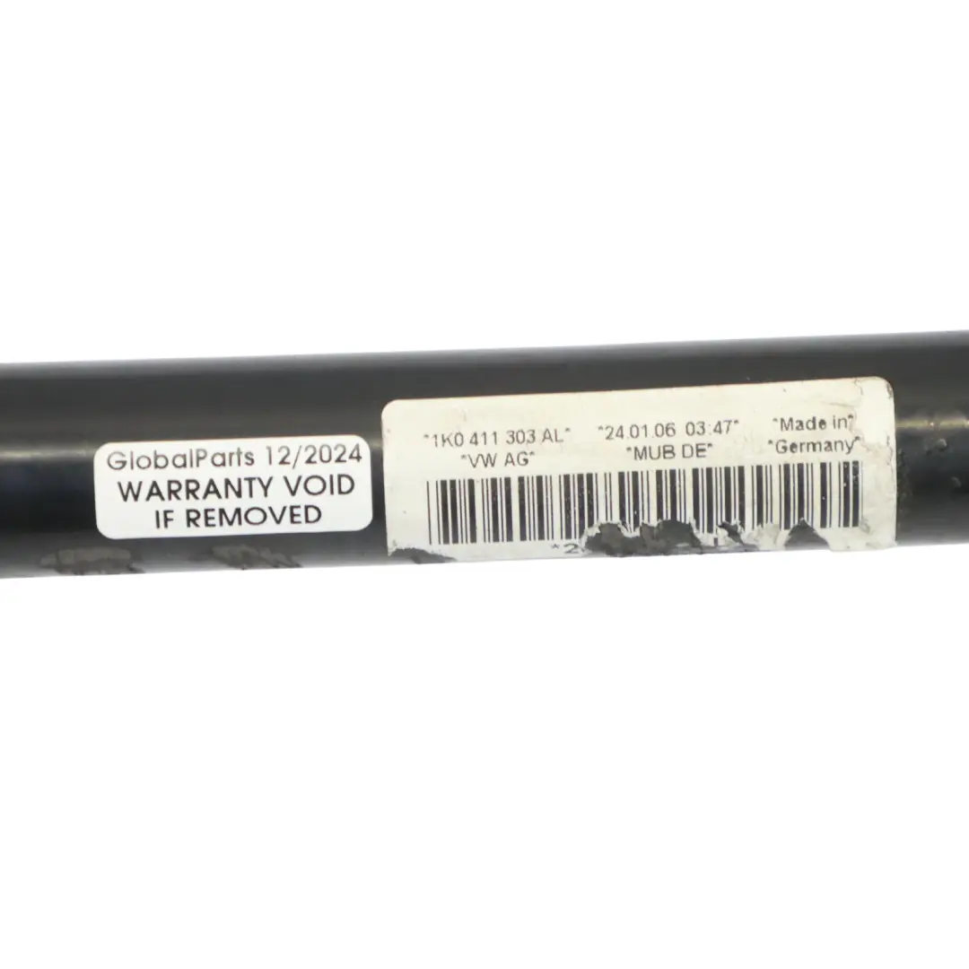 Volkswagen Golf Mk5 1K Front Axle Stabilizer Anti Roll Bar - SKU 1K0411303BK - Part number 1K0411303BK