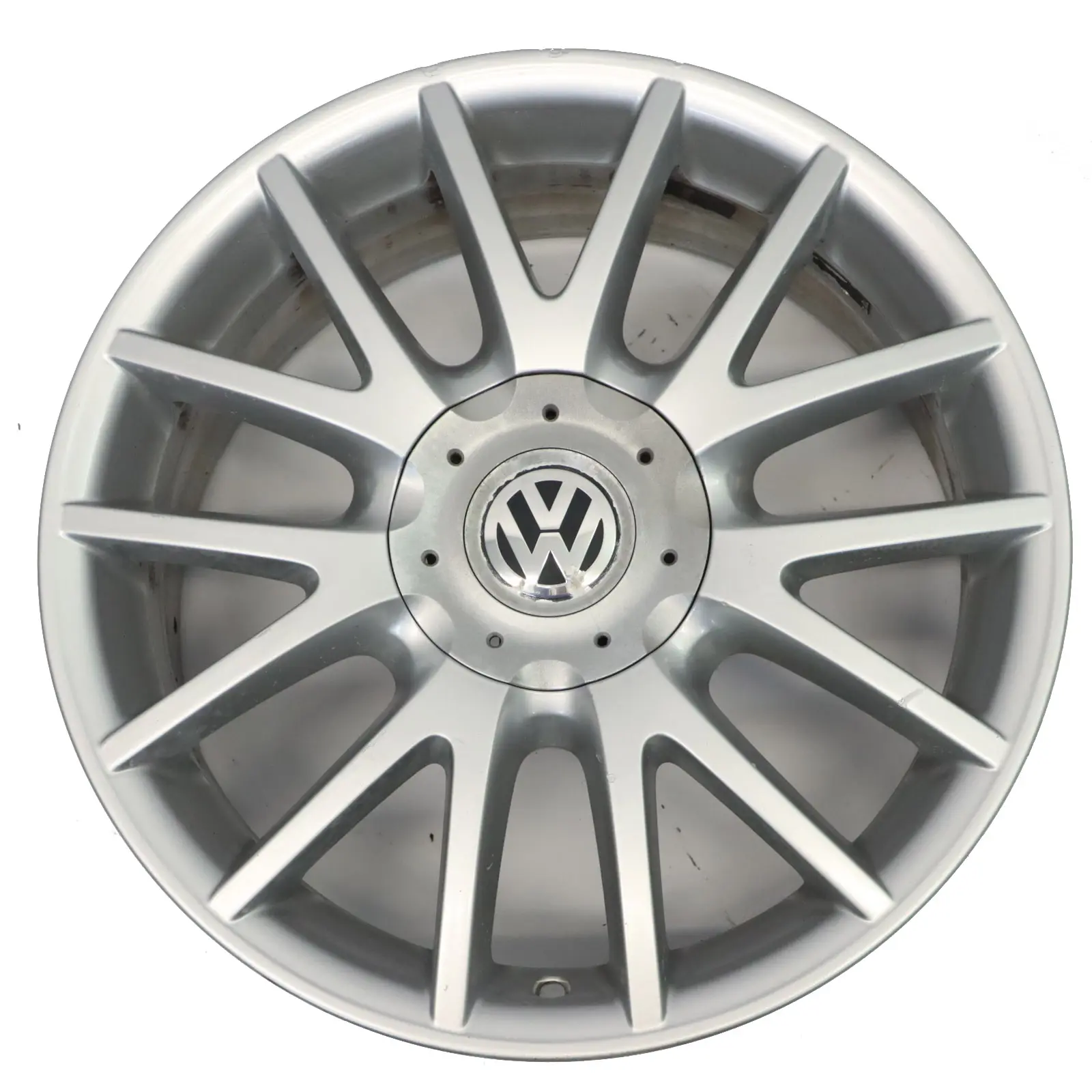 VW Volkswagen Golf Mk5 Mk6 Argento Cerchio in Lega 17" ET:54 7J 1K0601025AN