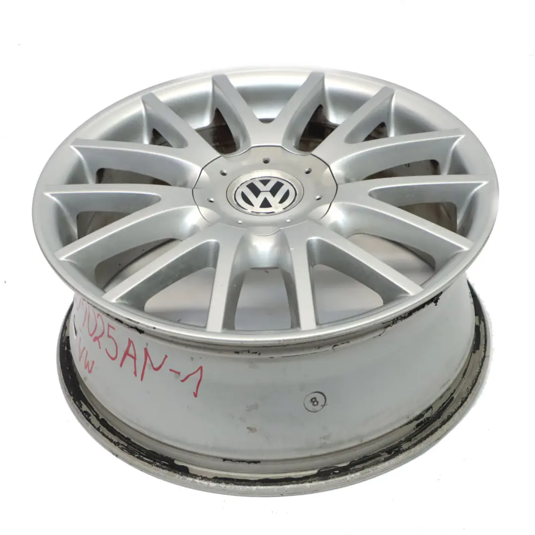 VW Volkswagen Golf Mk5 Mk6 Argent Jante Alliage 17" ET:54 7J - SKU 1K0601025AN-1 - Numéro de pièce 1K0601025AN