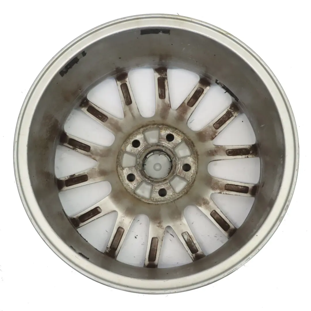 VW Volkswagen Golf Mk5 Mk6 Silberne Leicht Metall Felge 17" ET:54 7J - SKU 1K0601025AN-2 - Teilenummer 1K0601025AN