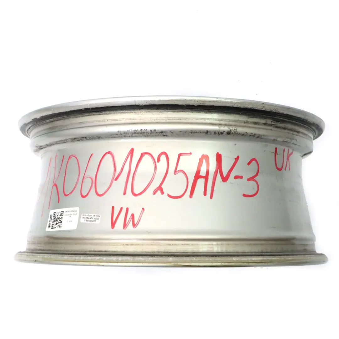 VW Volkswagen Golf Mk5 Mk6 Silver Wheel Alloy Rim 17" ET:54 7J - SKU 1K0601025AN-3 - Part number 1K0601025AN