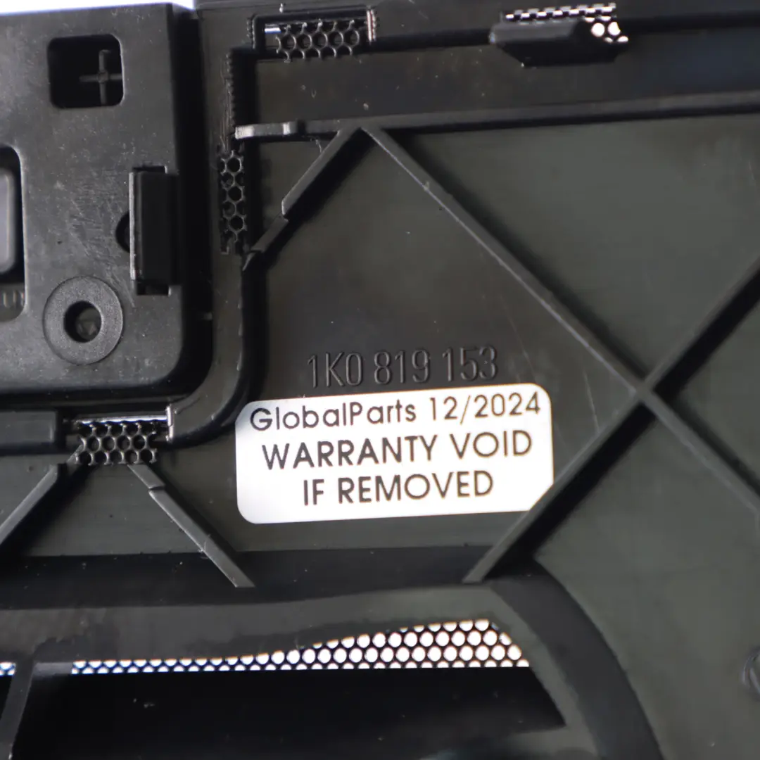 VW Golf 5 Console centrale Support ventilation Panneau de garniture - SKU 1K0819153C - Numéro de pièce 1K0819153C