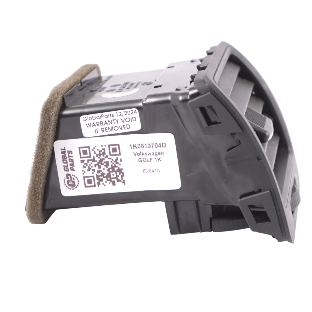 VW Golf 1K Bocchetta aria riscaldatore uscita Trim Griglia destra - SKU 1K0819704D - Numero di parte 1K0819704D