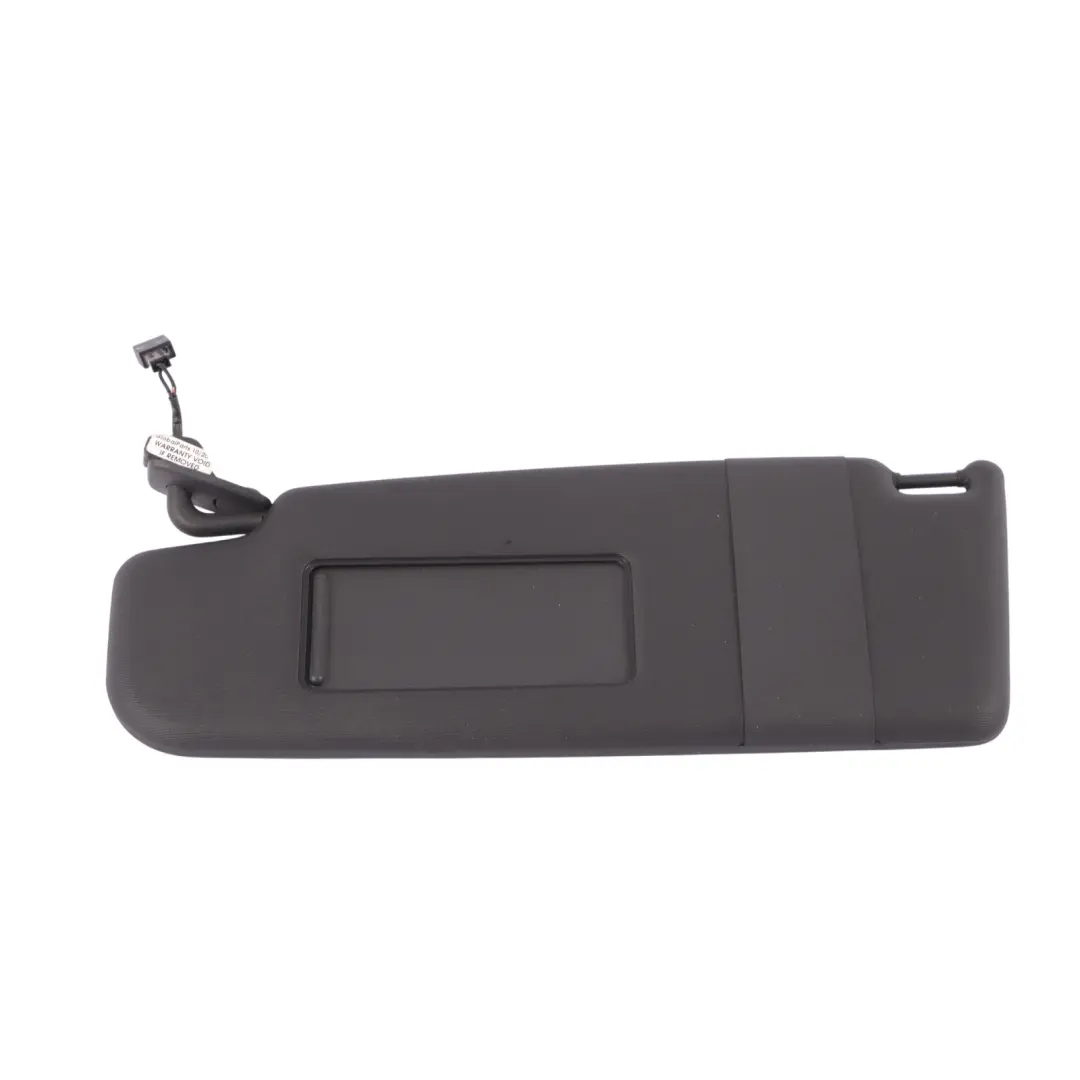 VW Golf 1K Front Sun Visior Left N/S Side Mirror Sunshade Black 1K0857551N - SKU 1K0857551N-1 - Part number 1K0857551N-1