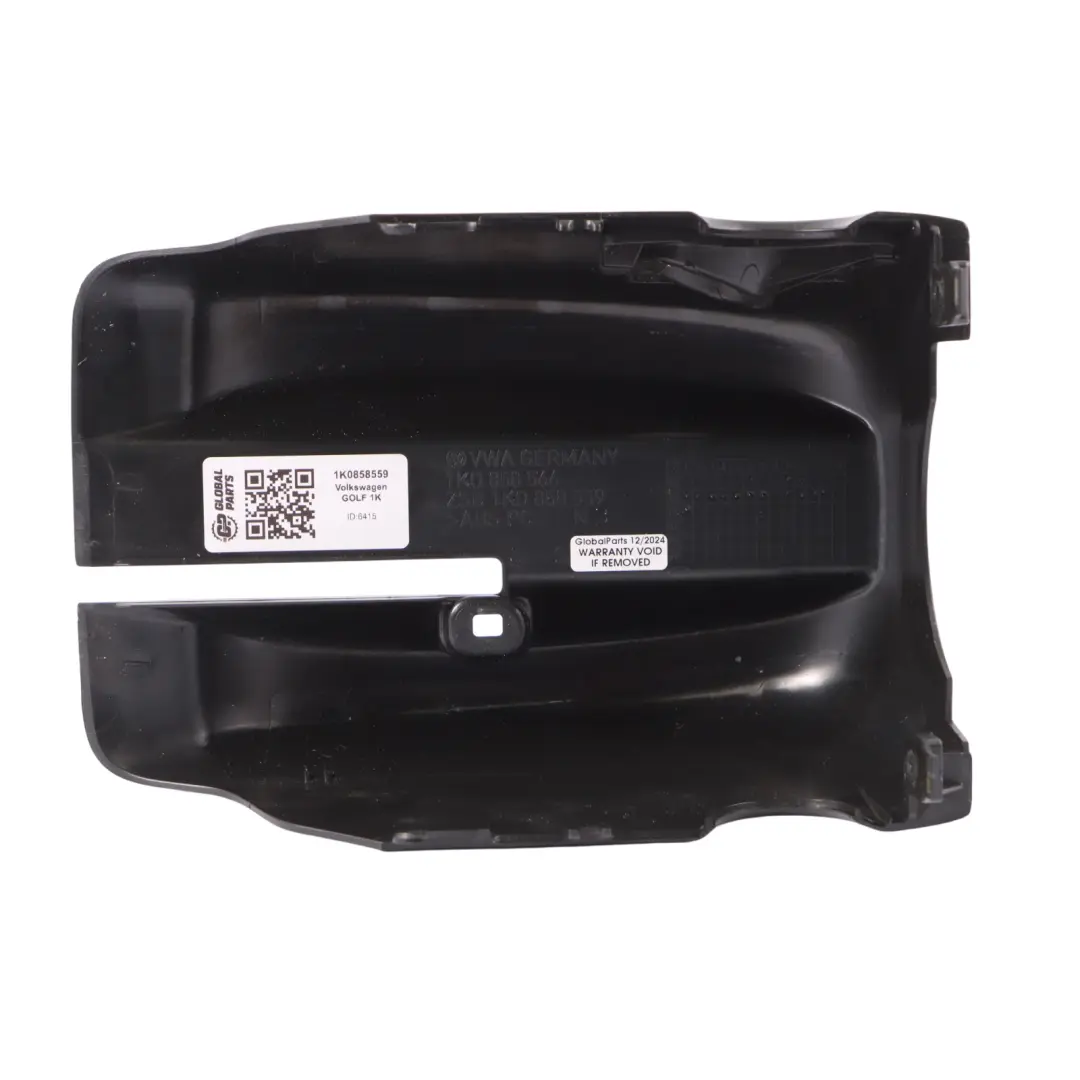 Coperchio piantone sterzo dell'involucro dell'accensione per VW Golf 5 con numero di parte 1K0858559 VW Golf 5 Coperchio piantone sterzo dell'involucro dell'accensione - SKU 1K0858559 - Numero di parte 1K0858559