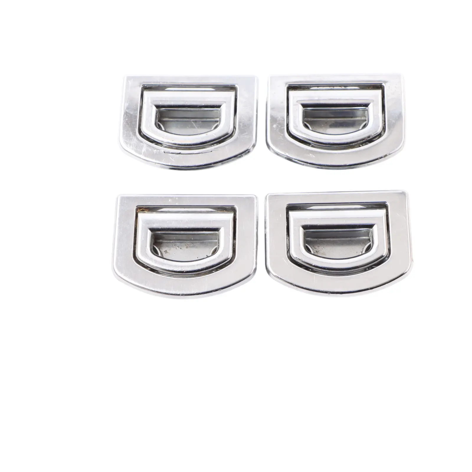 Audi A4 B8 A5 8T Boot Trunk Tie Down Hooks Chrome Set x4 1K0864203