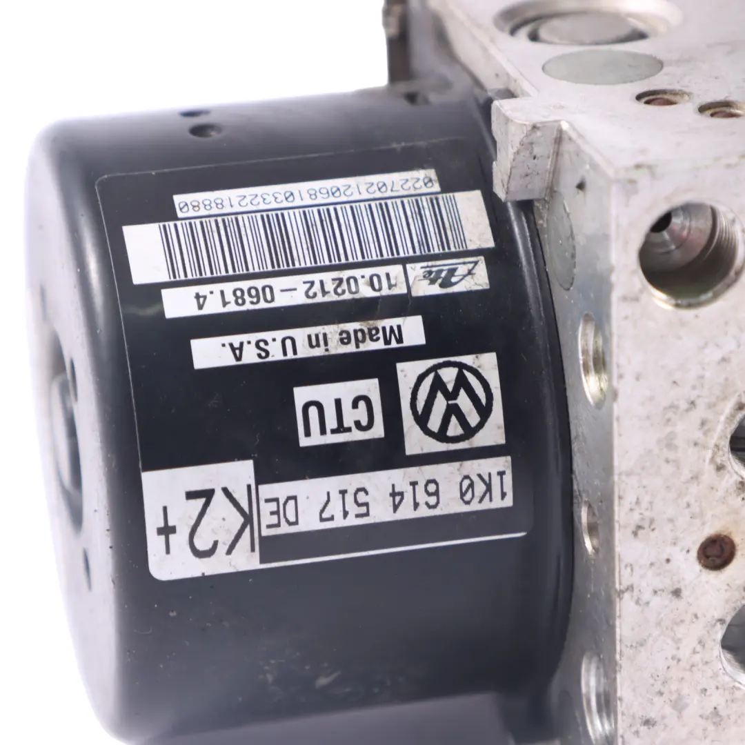 VW Touran 1T 1.4 TSI ABS Pump Modulator Control Hydraulic Unit - SKU 1K0907379BJ - Part number 1K0907375B