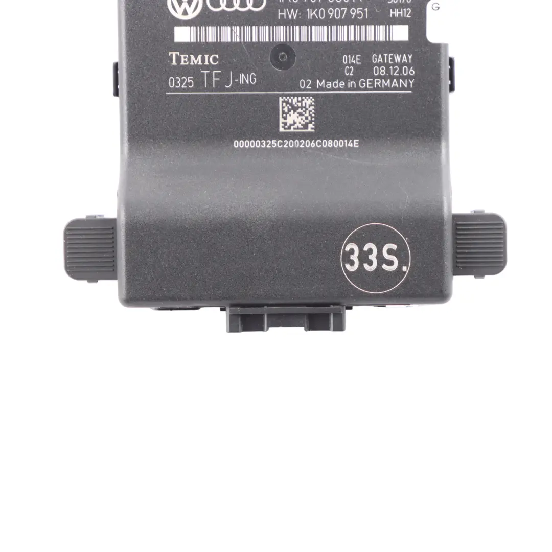 Central Gateway Steuer Gerät Modul Relais ECU 1K0907530D für Audi A3 8P mit Teilenummer 1K0907530K Audi A3 8P Central Gateway Steuer Gerät Modul Relais ECU 1K0907530D - SKU 1K0907530K - Teilenummer 1K0907530K