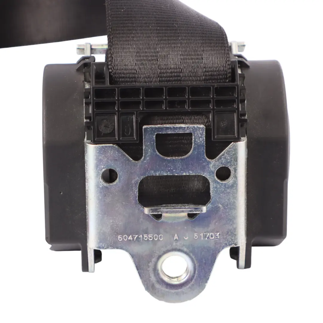 VW Golf V 5 1K Cinturón seguridad trasero izquierdo Cinturón negro - SKU 1K6857805F - Número de pieza 1K6857805F