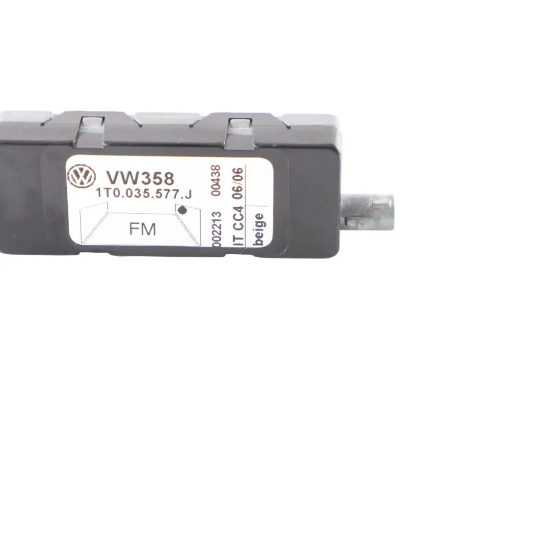 Aerial Signal Amplifier Booster Antenna AM FM to VW Volkswagen Touran 1T with Part number 1T0035577J VW Volkswagen Touran 1T Aerial Signal Amplifier Booster Antenna AM FM - SKU 1T0035577J - Part number 1T0035577J
