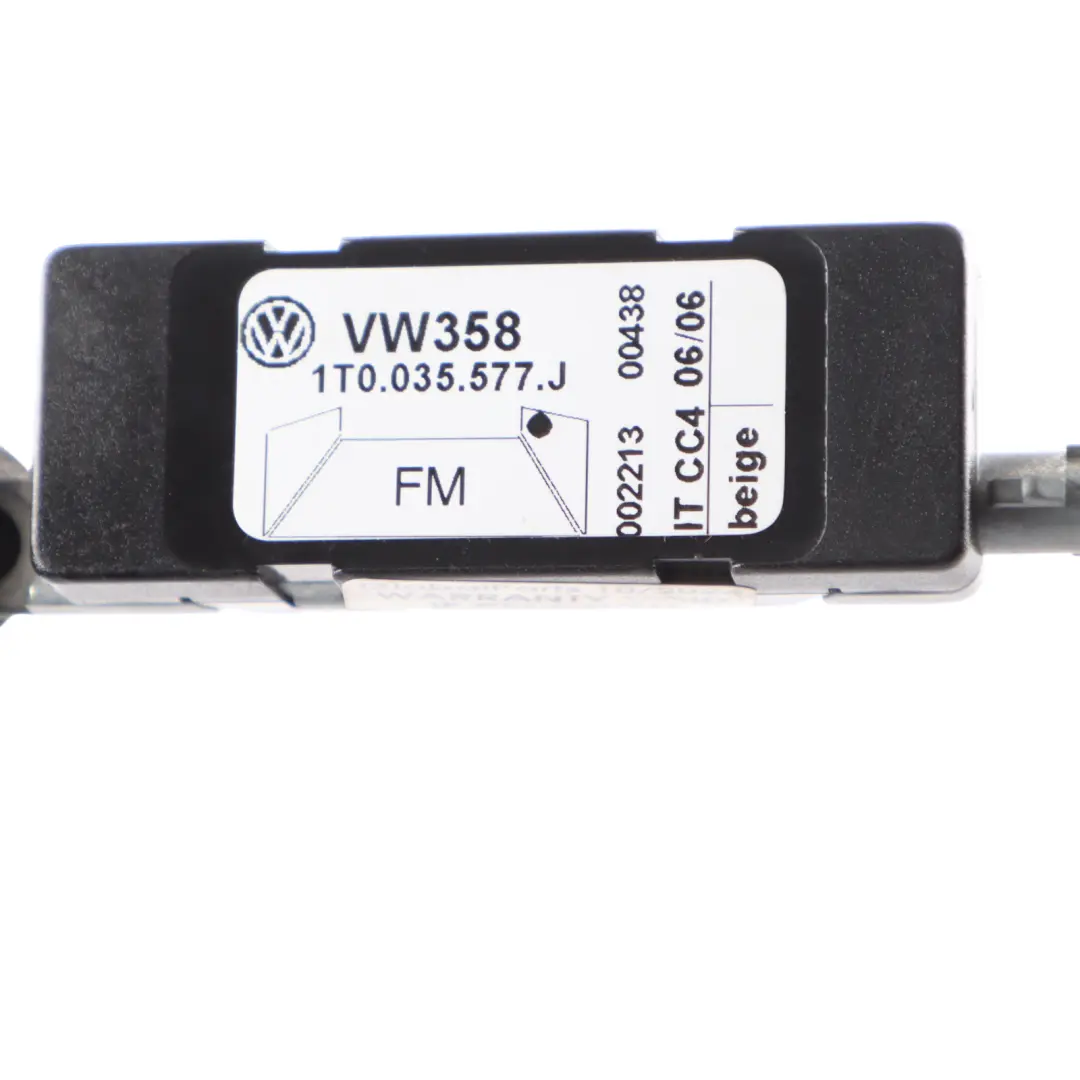 VW Volkswagen Touran 1T Aerial Signal Amplifier Booster Antenna AM FM - SKU 1T0035577J - Part number 1T0035577J