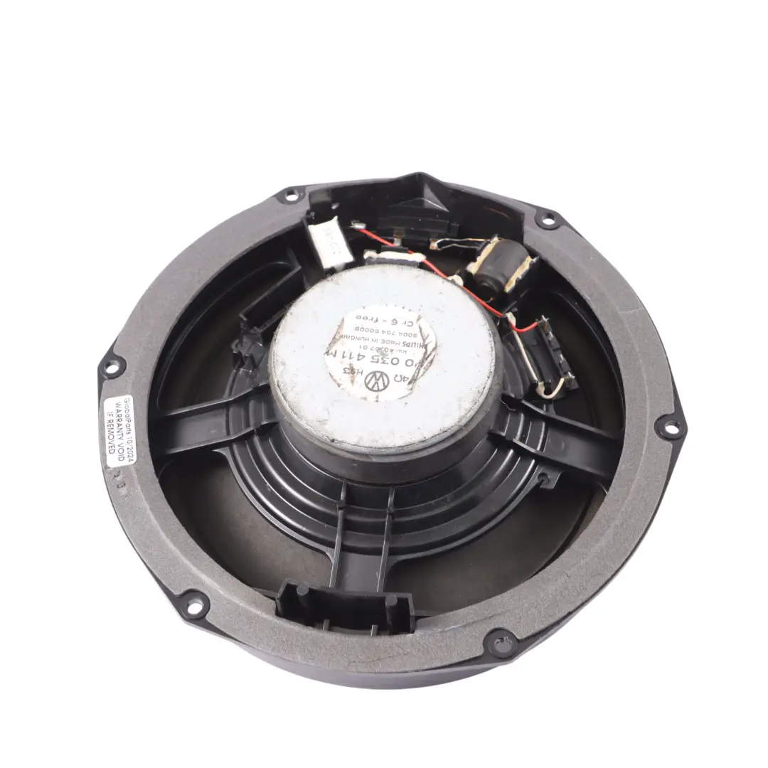 Haut parleur avant gauche droite Loudspeaker pour Volkswagen New Beetle à propos du numéro de pièce 1Y0035411M Volkswagen New Beetle Haut parleur avant gauche droite Loudspeaker - SKU 1Y0035411M - Numéro de pièce 1Y0035411M