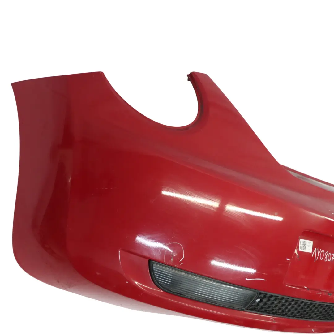 Bumper Rear Trim Panel Cover California Salsa Red - A3H to Volkswagen VW New Beetle with Part number 1Y0807649D Volkswagen VW New Beetle Bumper Rear Trim Panel Cover California Salsa Red - A3H - SKU 1Y0807649D-CAL - Part number 1Y0807649D