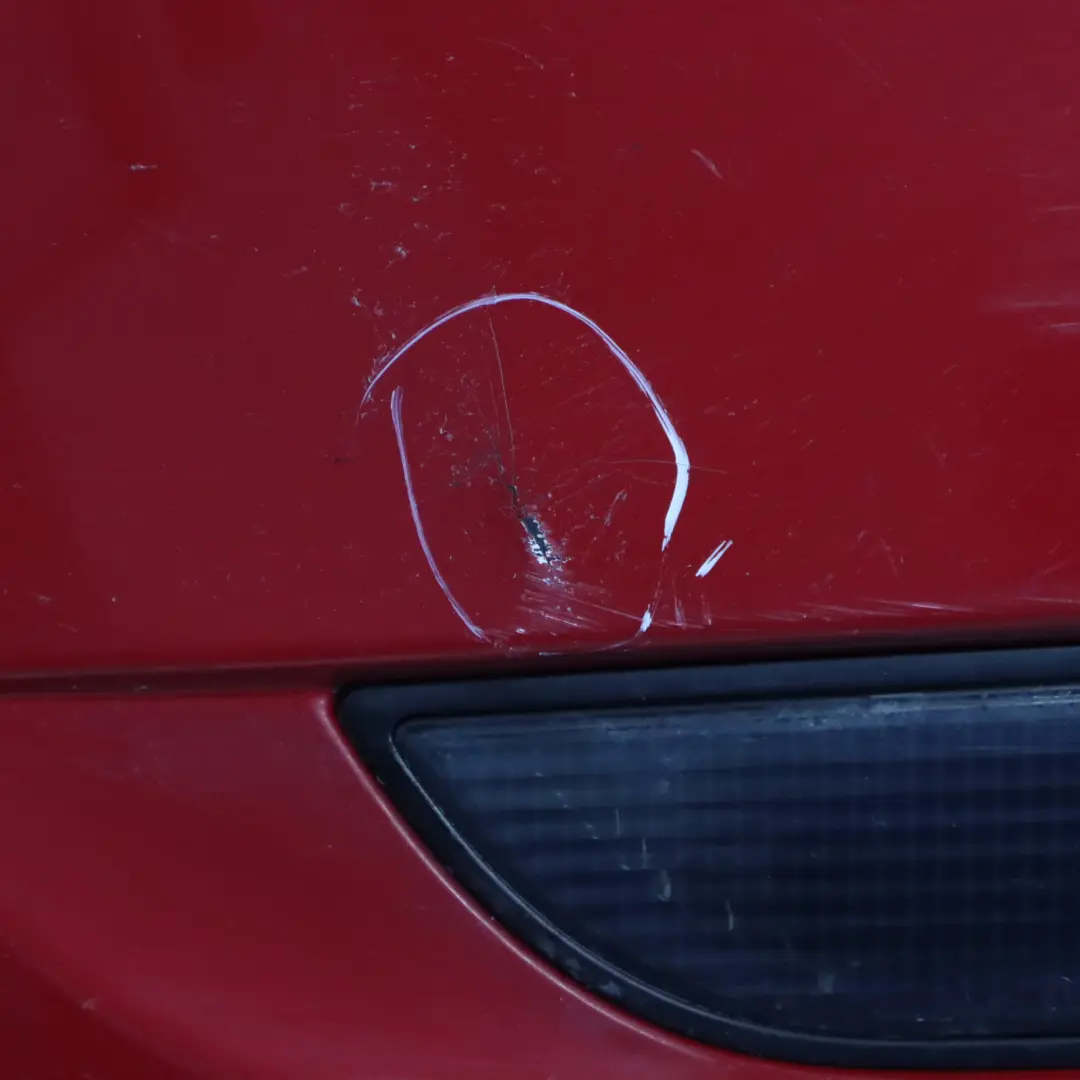 Bumper Rear Trim Panel Cover California Salsa Red - A3H to Volkswagen VW New Beetle with Part number 1Y0807649D Volkswagen VW New Beetle Bumper Rear Trim Panel Cover California Salsa Red - A3H - SKU 1Y0807649D-CAL - Part number 1Y0807649D