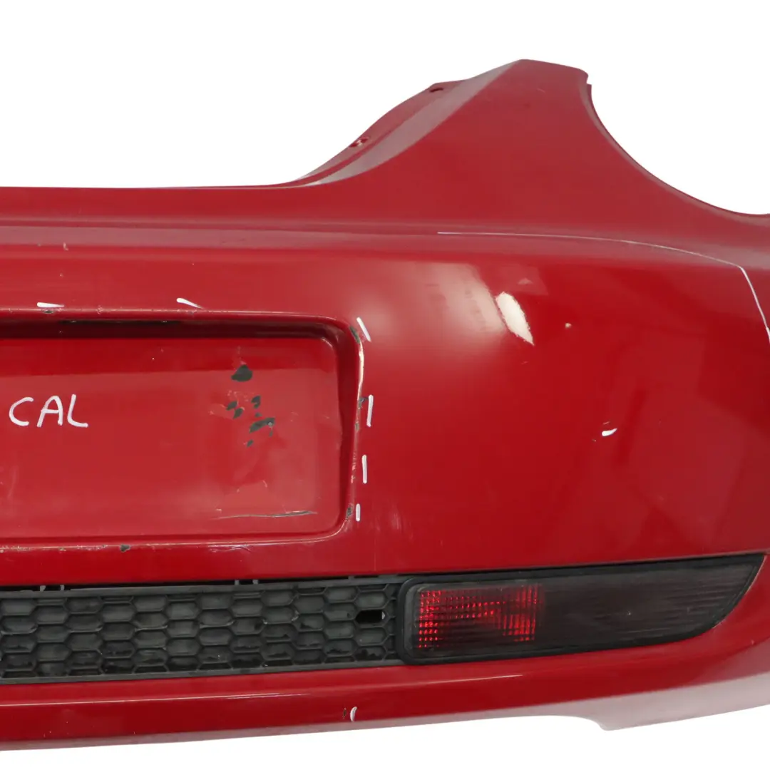 Bumper Rear Trim Panel Cover California Salsa Red - A3H to Volkswagen VW New Beetle with Part number 1Y0807649D Volkswagen VW New Beetle Bumper Rear Trim Panel Cover California Salsa Red - A3H - SKU 1Y0807649D-CAL - Part number 1Y0807649D
