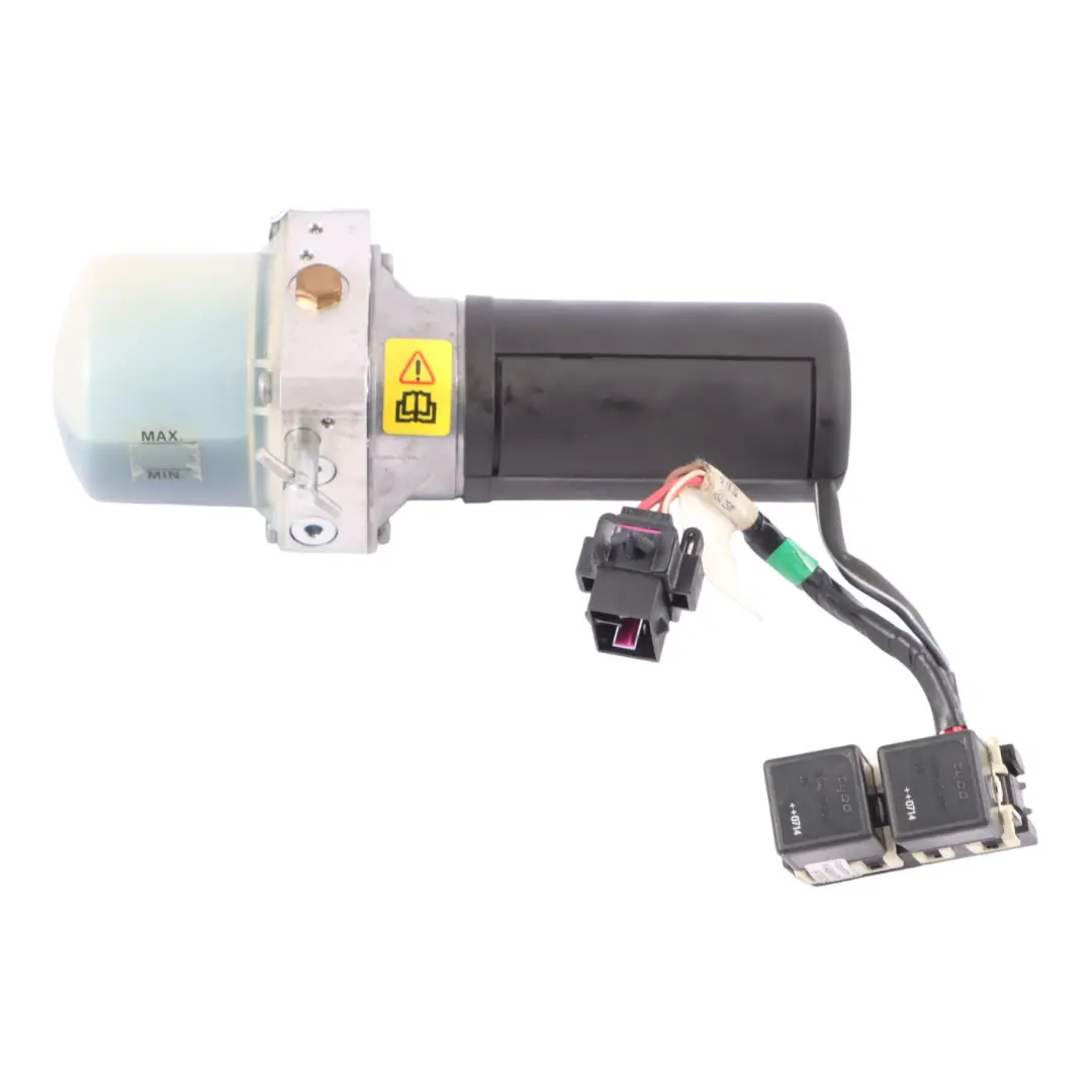 Hydraulic Unit Roof Lift Motor Pump to Volkswagen New Beetle Convertible with Part number 1Y0871791B Volkswagen New Beetle Convertible Hydraulic Unit Roof Lift Motor Pump - SKU 1Y0871791B - Part number 1Y0871791B